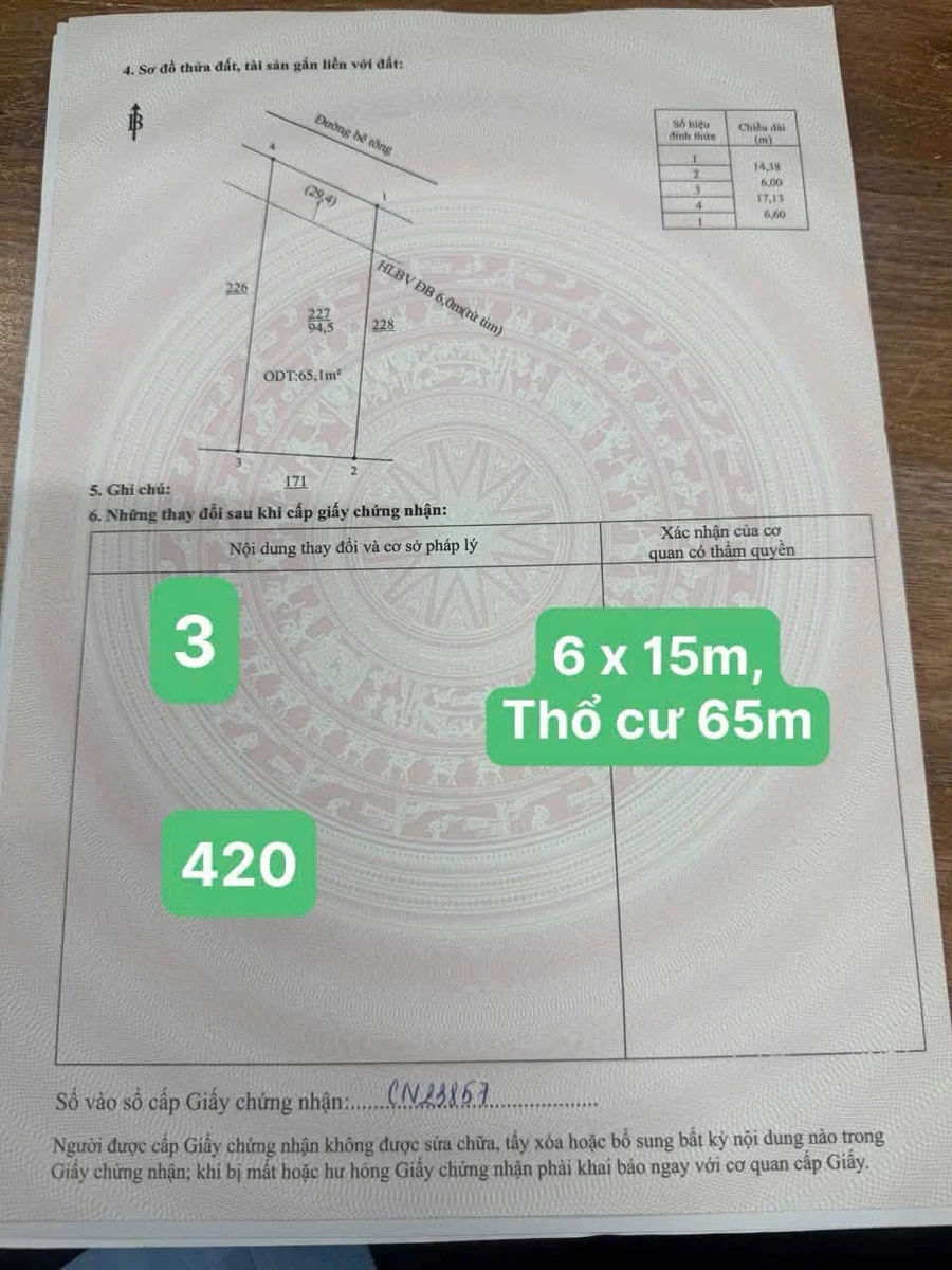 Bán đất 6x15m, sổ sẵn, gần KCN Minh Hưng, Bình Dương - Ảnh thu nhỏ 2