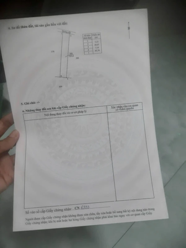 Bán lô đất thổ cư 325m2 đường 827B Tây Ninh 990 triệu
