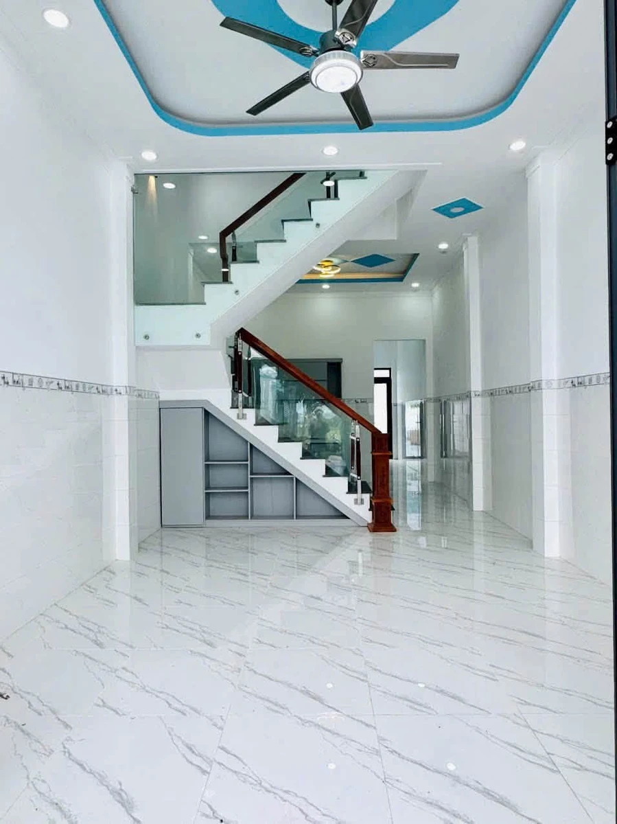 Bán nhà 1 trệt 1 lầu mặt tiền 140.7m² Phước Vĩnh Tây, Long An - Ảnh thu nhỏ 3