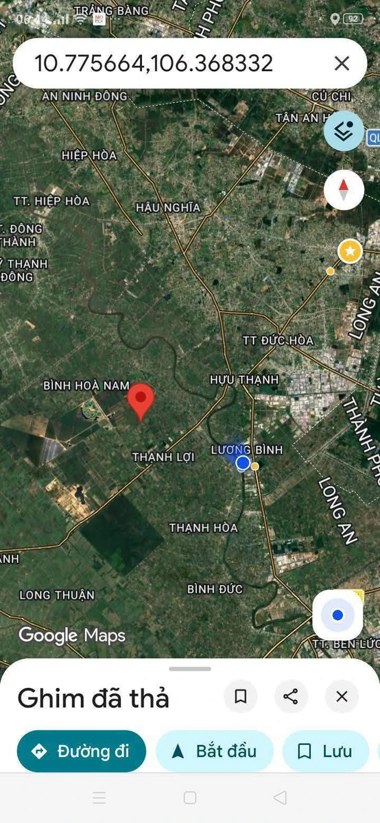 Bán đất rừng sản xuất 21.769m2 hai mặt tiền khu D Thạnh Lợi, Bến Lức giá 5,5 tỷ - Ảnh 1