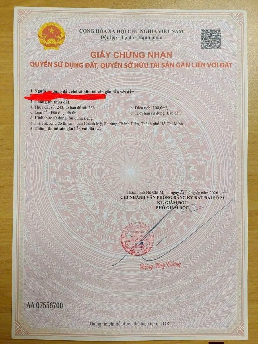 Bán đất nền Chánh Mỹ 100m², Thủ Dầu Một 2 tỷ - Ảnh thu nhỏ 5