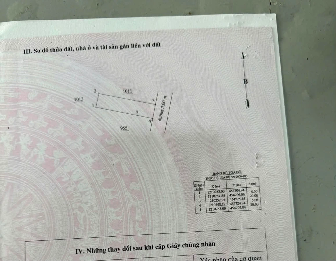 Bán đất thổ cư 100m2 Phong Nẫm Phan Thiết 1 tỷ 450 triệu - Ảnh 1
