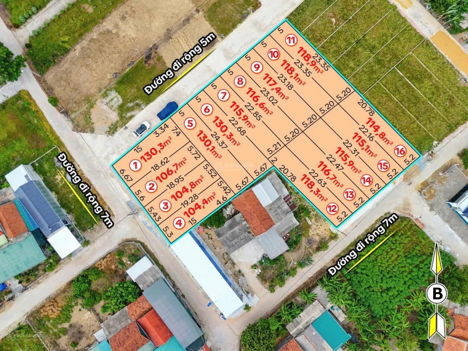 Bán đất đẹp tại Trần Quang Diệm, 540 triệu, 110m2, giá tốt - Ảnh thu nhỏ 3