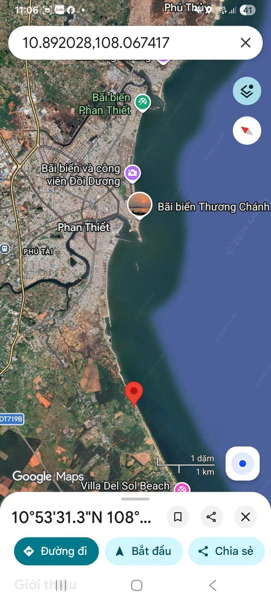 Bán đất TMDV 3500m2 mặt tiền biển Phan Thiết 35 tỷ - Ảnh thu nhỏ 2
