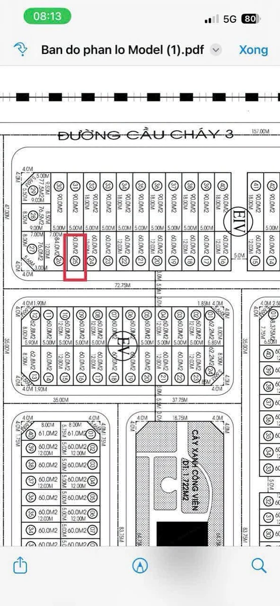 Bán lô tái định cư 60m² Phường 12, Quận 12 - Ảnh 1