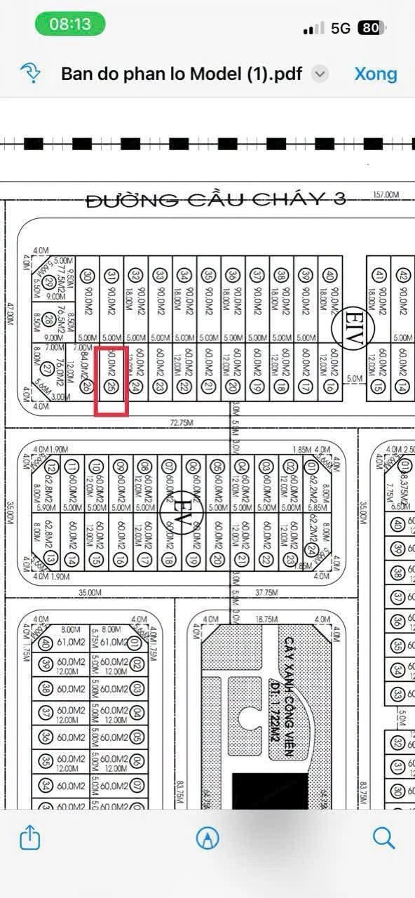 Bán lô tái định cư 60m² Phường 12, Quận 12 - Ảnh 1