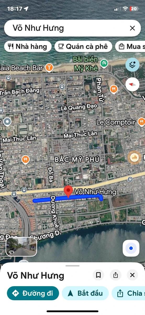 Bán nhà 3 tầng 2 mặt tiền Võ Như Hưng 90m², gần sông biển - Ảnh 1