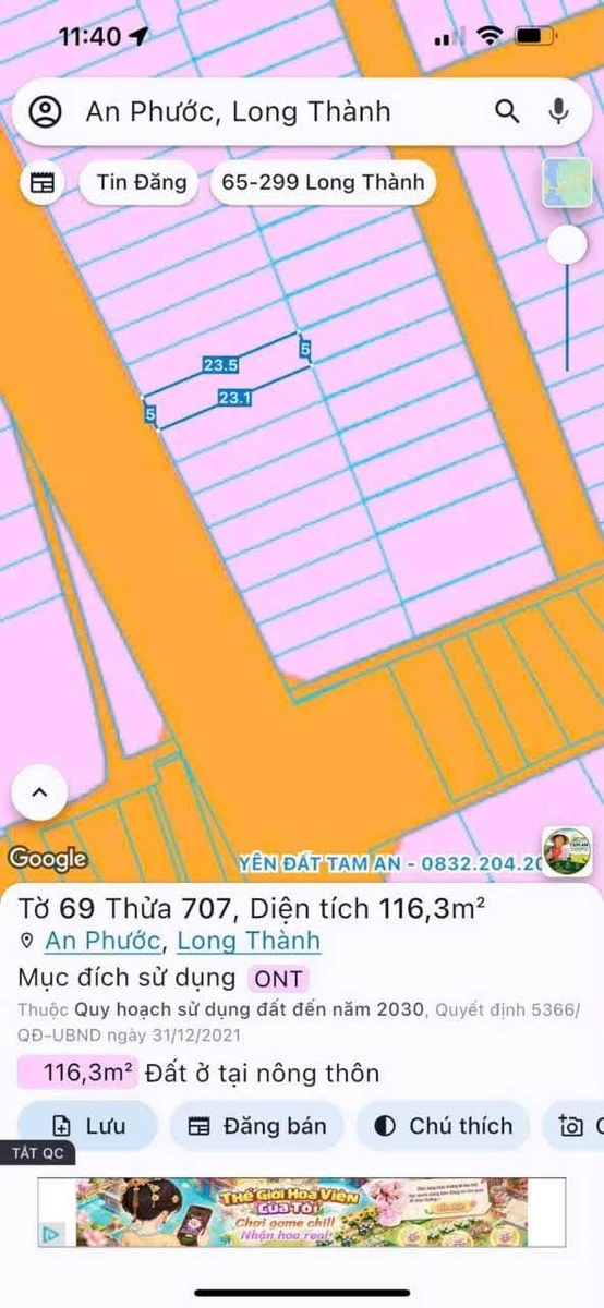 Bán nhà 1 trệt 1 lầu 116m² mặt tiền Long Thành, 7,9 tỷ - Ảnh thu nhỏ 5