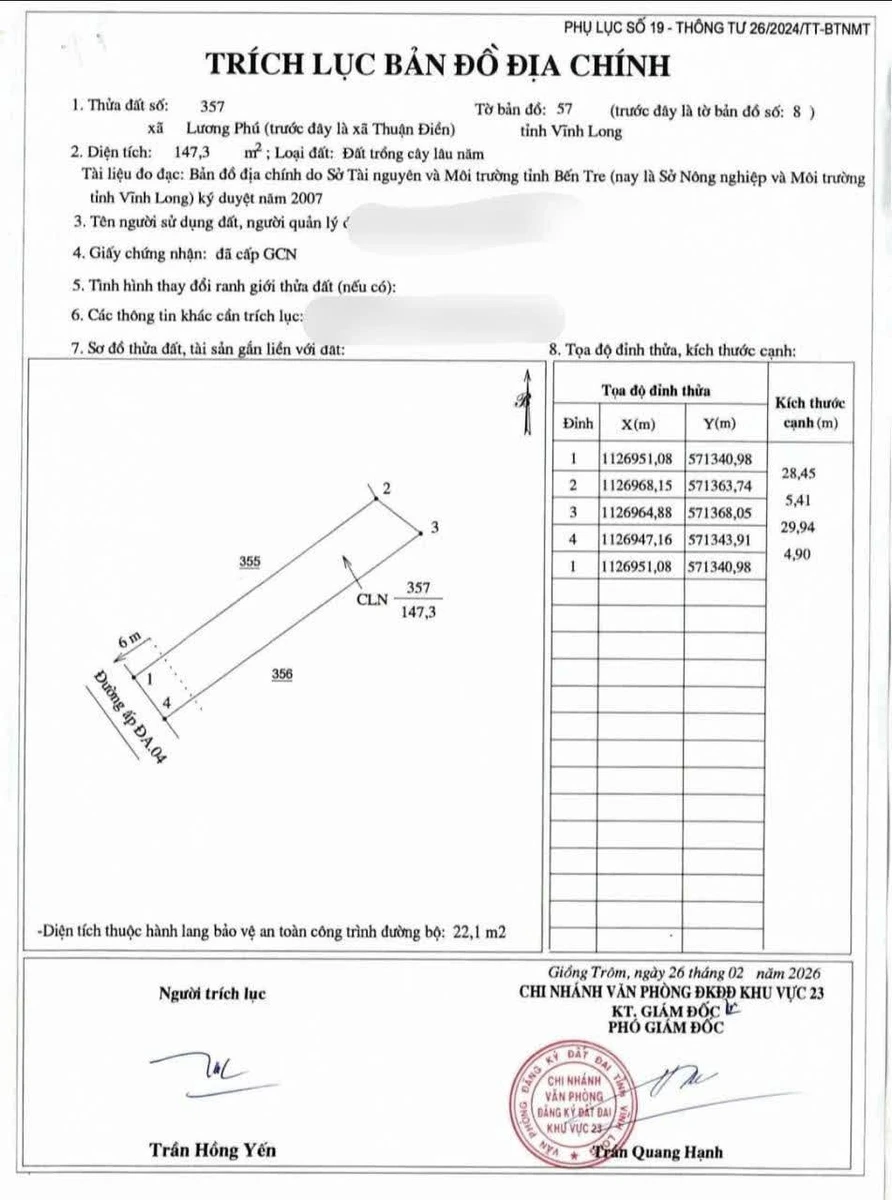 Bán đất mặt tiền 147m2 Thuận Điền 370 triệu - Ảnh thu nhỏ 3