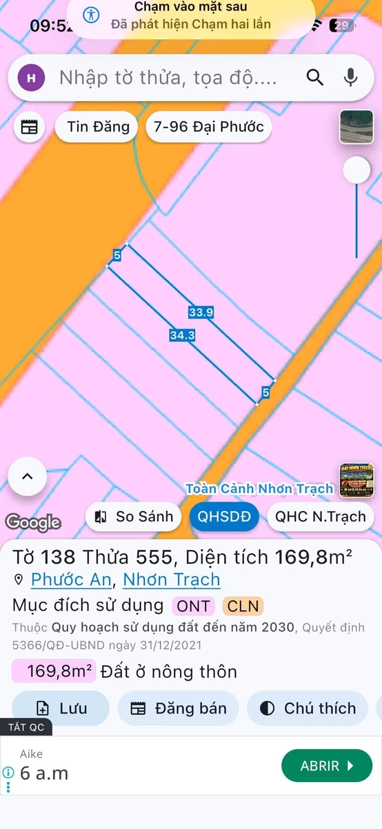 Bán đất 50m2 đường Hùng Vương 2 tỷ - Ảnh thu nhỏ 3