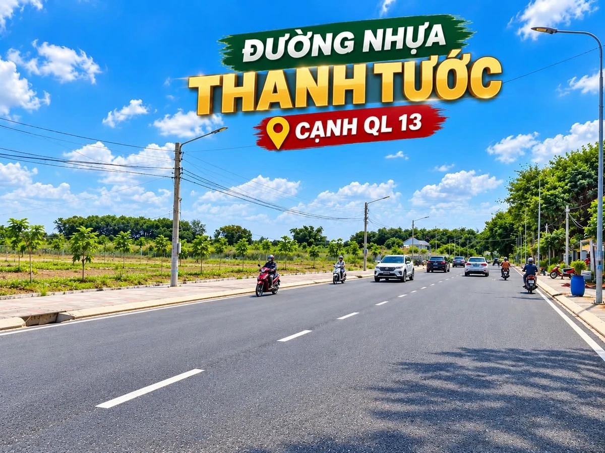 Bán đất Thanh Tước Chơn Thành 5x38m 399 triệu - Ảnh 1