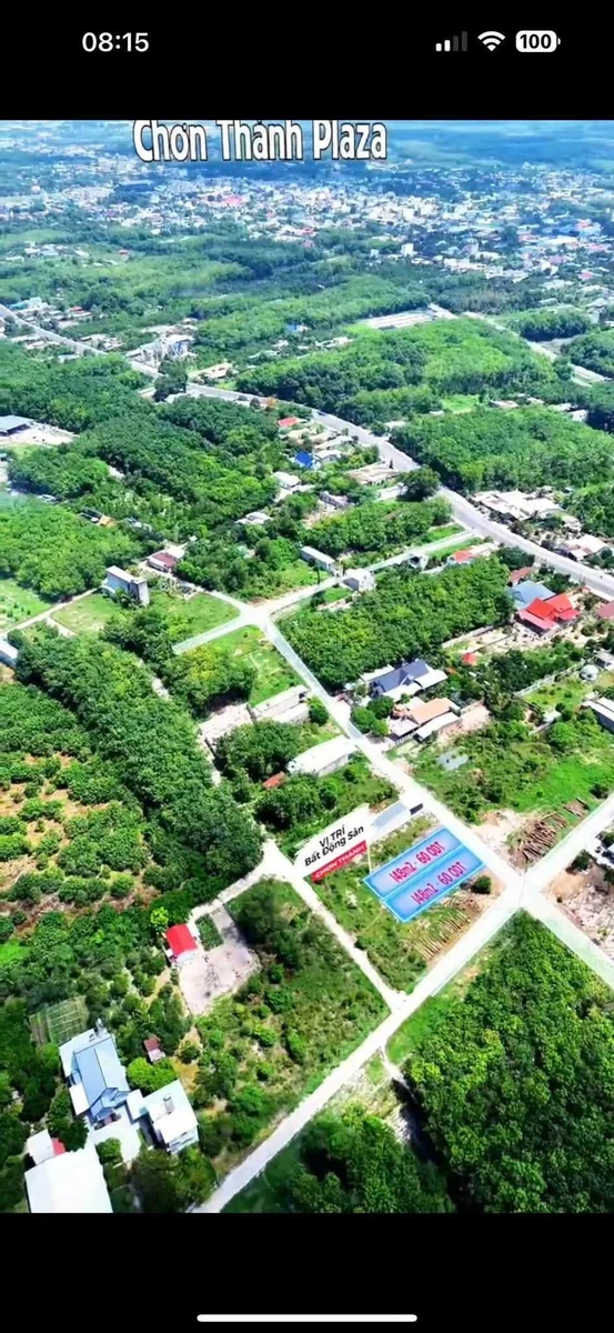 Bán 2 lô đất liền kề Lê Duẩn 145m2 Chơn Thành - Ảnh thu nhỏ 2