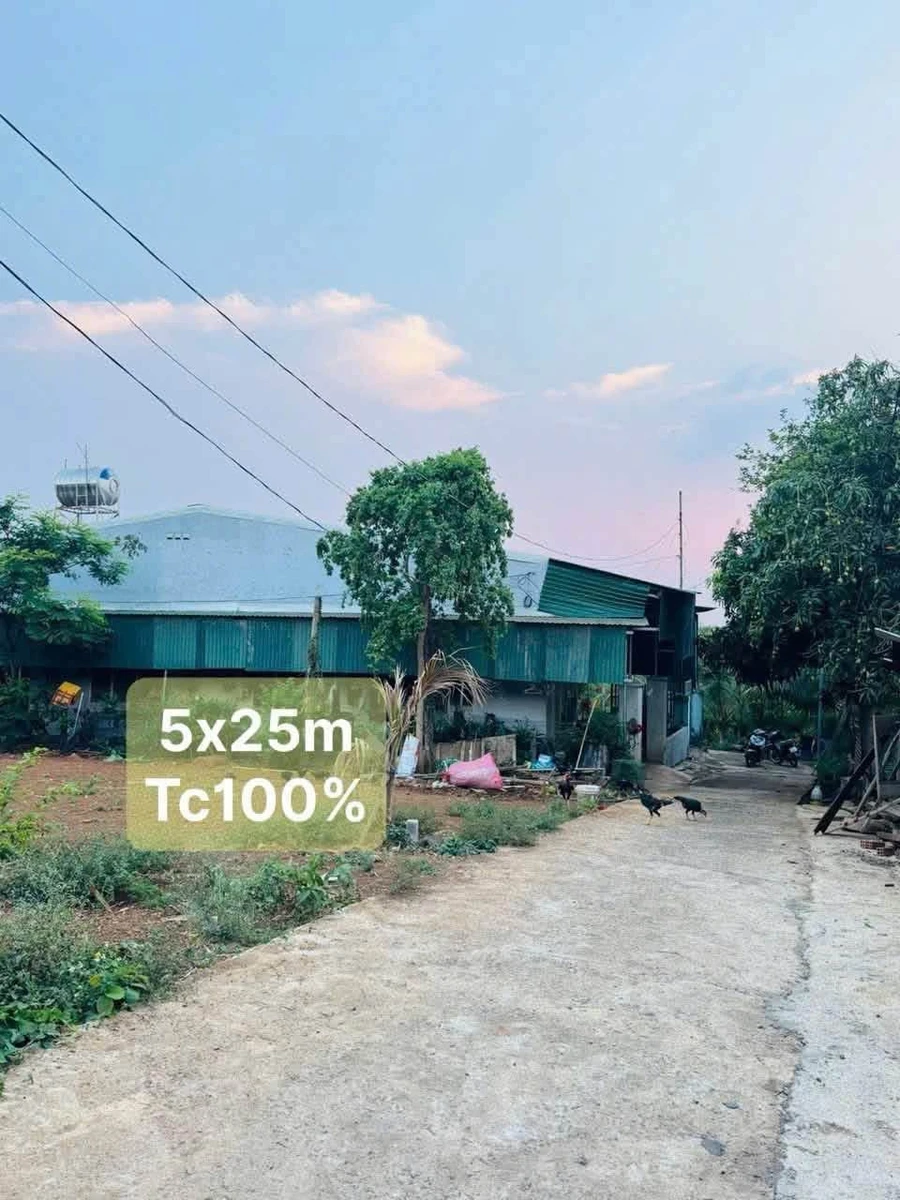 Bán đất thổ cư 5x25m (125m2) giá 870 triệu tại phường Ekao, Đắk Lắk - Ảnh 1