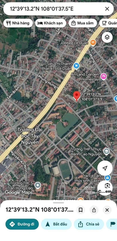 Bán đất thổ cư hẻm 122m² Lê Duẩn, Buôn ma Thuột