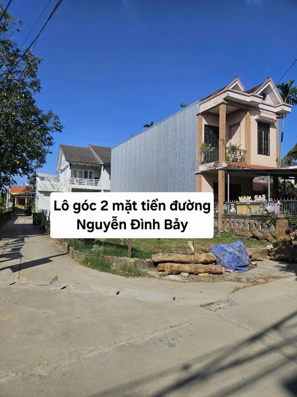 Bán đất lô góc 2 mặt tiền đường Nguyễn Đình Bảy, 118m2, Mỹ Thượng, Huế