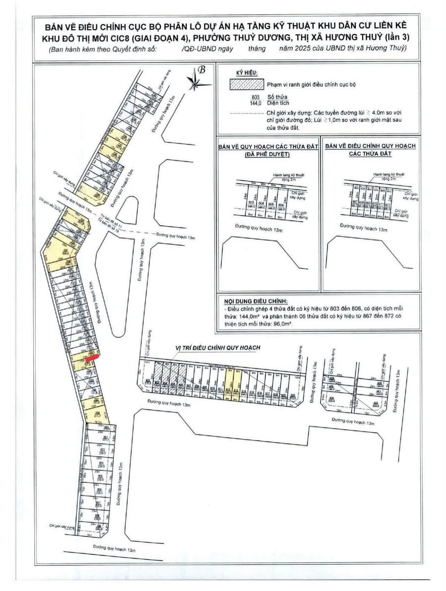 Bán đất KQH CIC8 ngang 7,5m, 127,5m², sát Aeon Mall Huế, Phường Thanh Thủy - Ảnh thu nhỏ 4