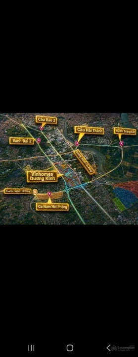 Biệt thự liền kề xẻ khe Vinhomes Dương Kinh. Giá 7,27 tỷ