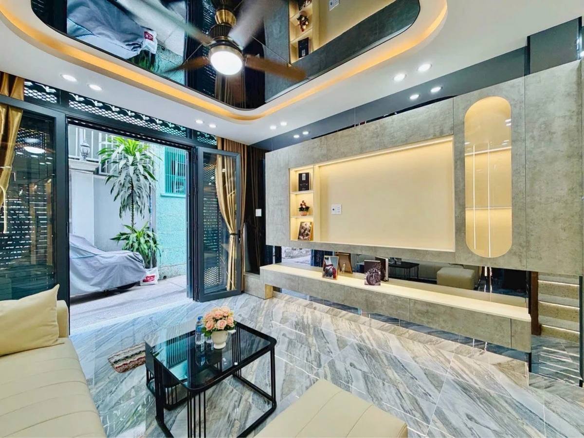 Bán nhà mới xây 4 tầng 40m², 4PN, hẻm xe hơi gần Co.opmart Quang Trung, Gò Vấp - Ảnh thu nhỏ 2