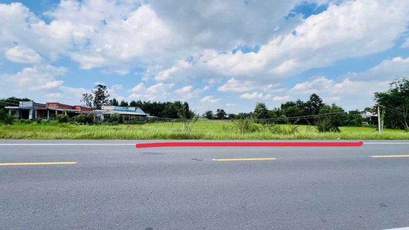 Bán đất mặt tiền đường Hồ Chí Minh 20x50m full thổ cư, xã An Ninh, Tây Ninh