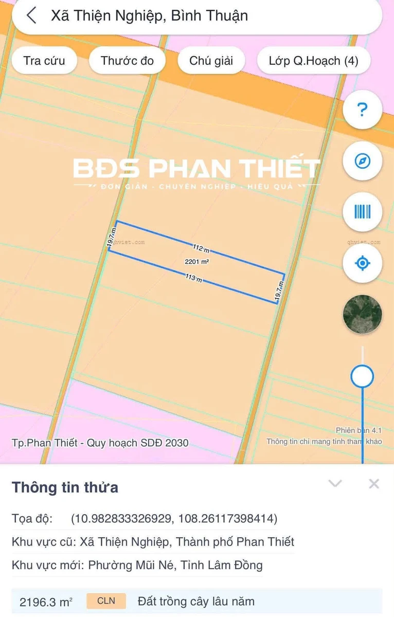 Bán 2200 m² đất mặt tiền Mũi Né, Lâm Đồng - Ảnh thu nhỏ 4