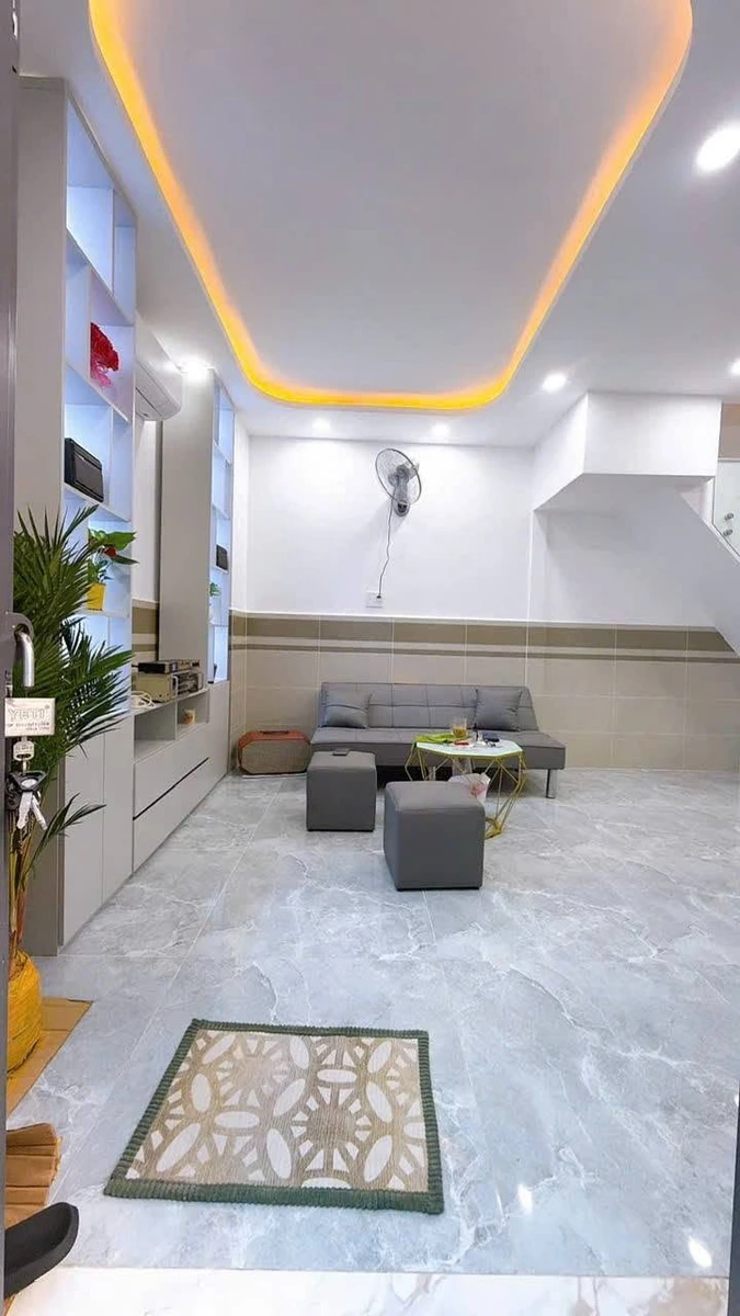 Bán nhà 2 tầng 2PN 46.2m² mới Phường Vĩnh Hội Q4 3.399 tỷ - Ảnh 1