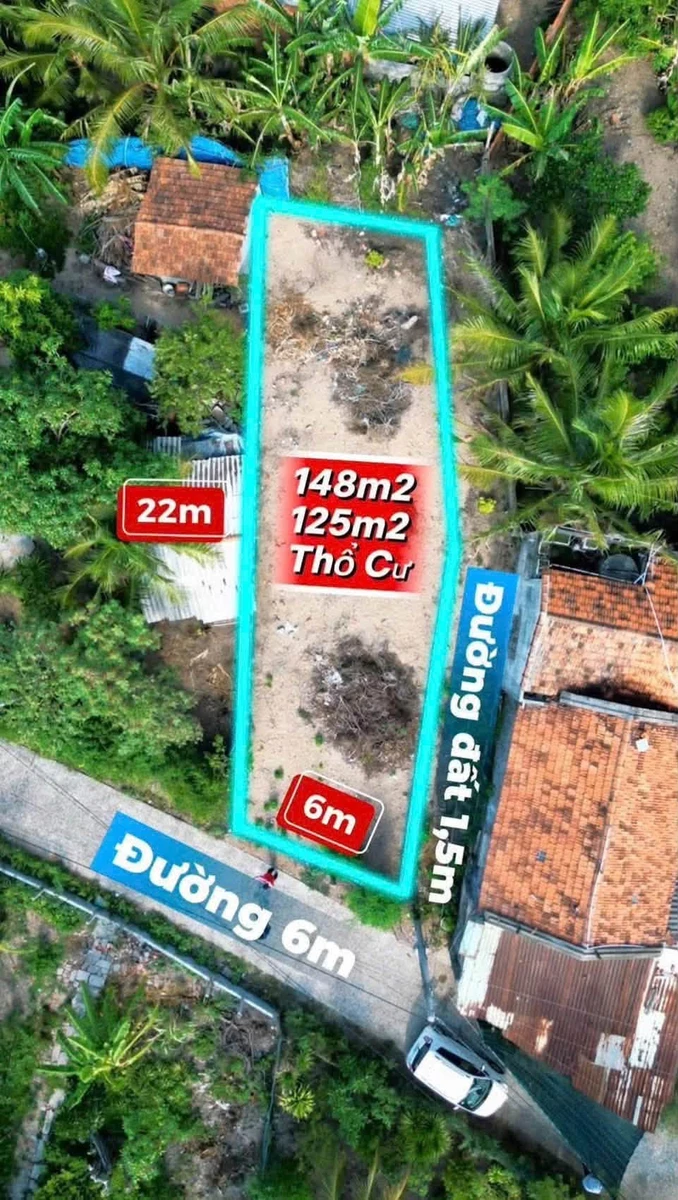 Bán đất thổ cư 125m2 ven biển khu phố Phú Hòa, Hòa Hiệp Trung, Đắk Lắk giá 800 triệu - Ảnh thu nhỏ 2