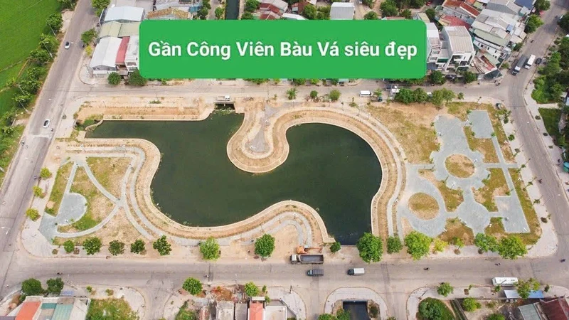 Bán đất view kênh 103.5m² Bàu Vá Huế
