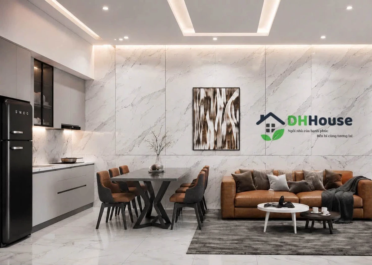 Nhà phố mặt tiền 5x23m, 3PN, 1WC, sổ riêng – 1 tỷ 350 triệu - Ảnh thu nhỏ 3
