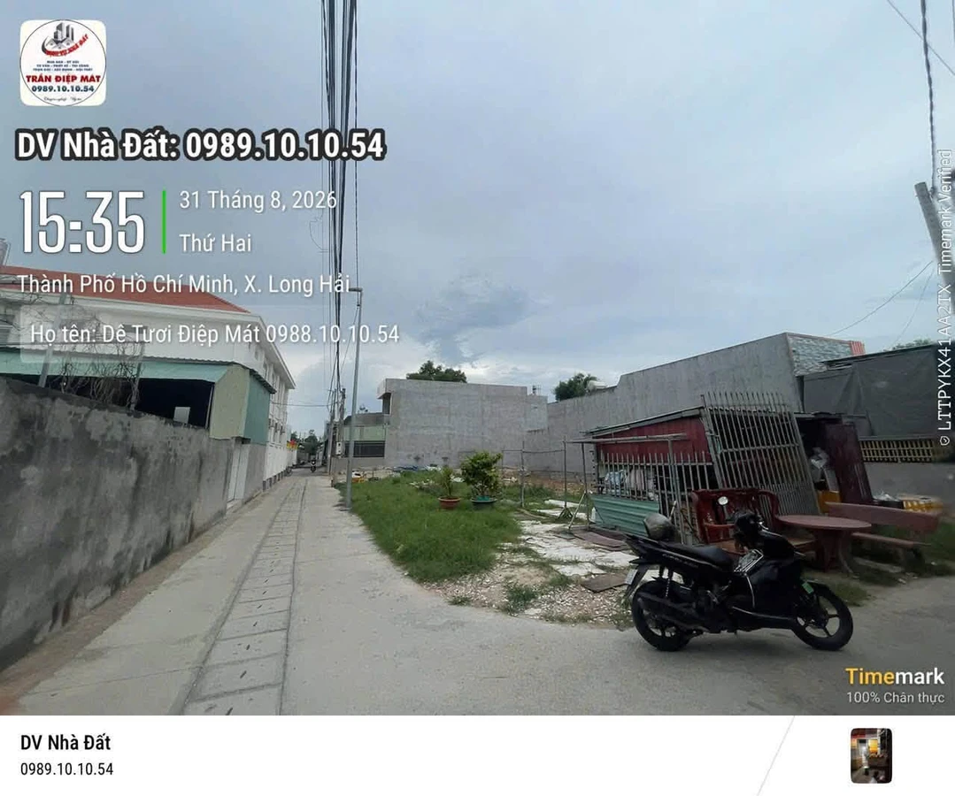 Bán gấp lô đất thổ cư 80m2 gần cầu Cửa Lấp, Long Phước giá 1 tỷ 435 triệu - Ảnh thu nhỏ 2