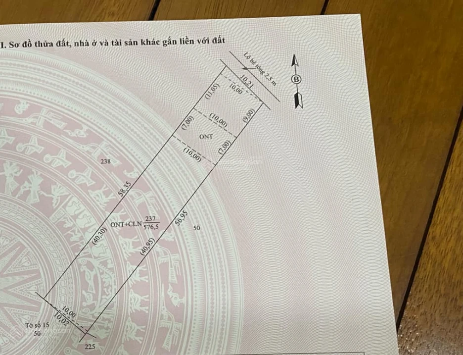 Bán đất nông nghiệp có thổ cư mặt tiền rộng cách QL1A chỉ 100m (chính chủ) - Ảnh thu nhỏ 2