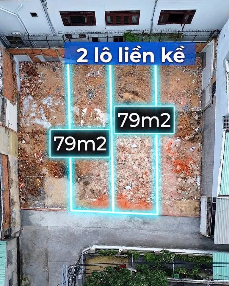 Bán 2 lô đất liền kề 79m2 Quận 12, gần OceanDune 2 tỷ 150tr - Ảnh 1