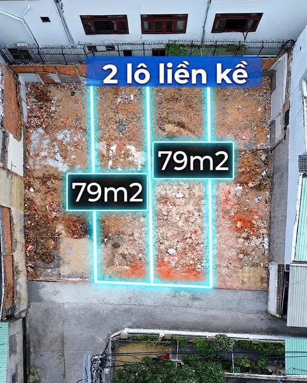 Bán 2 lô đất liền kề 79m2 Quận 12, gần OceanDune 2 tỷ 150tr