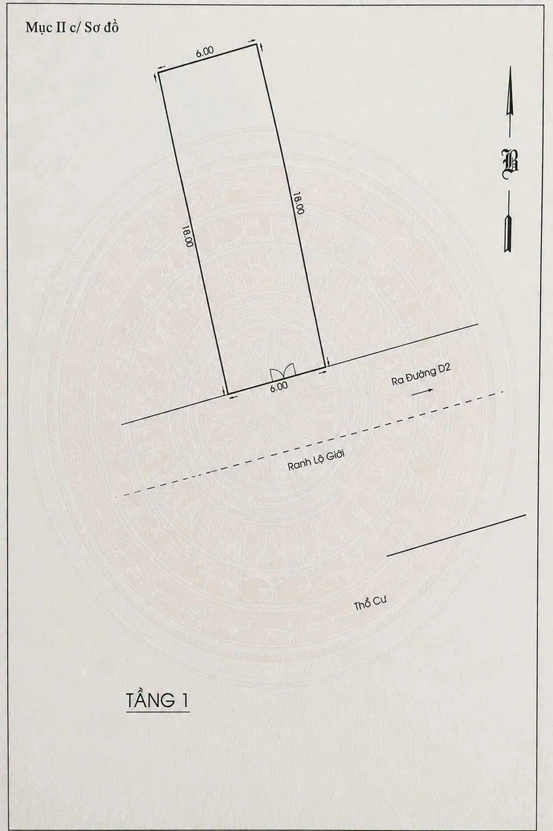Bán nhà 3 tầng 108m2 (6x18m) khu Nguyễn Gia Trí, gần HUTECH, Bình Thạnh - Ảnh thu nhỏ 2