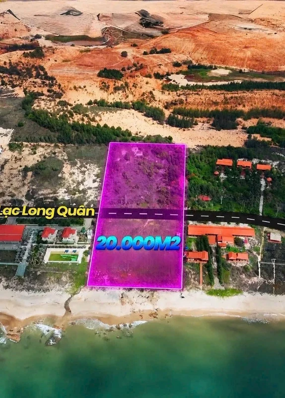 Bán đất sản xuất kinh doanh mặt biển Thuận Quý 19.950m², 5 triệu/m²