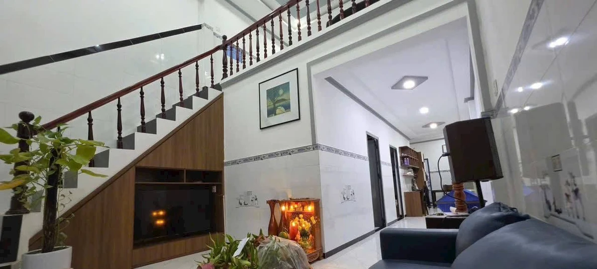 Bán nhà mê lửng 100m2 KDC Gò Tranh Xuân An - Ảnh thu nhỏ 4