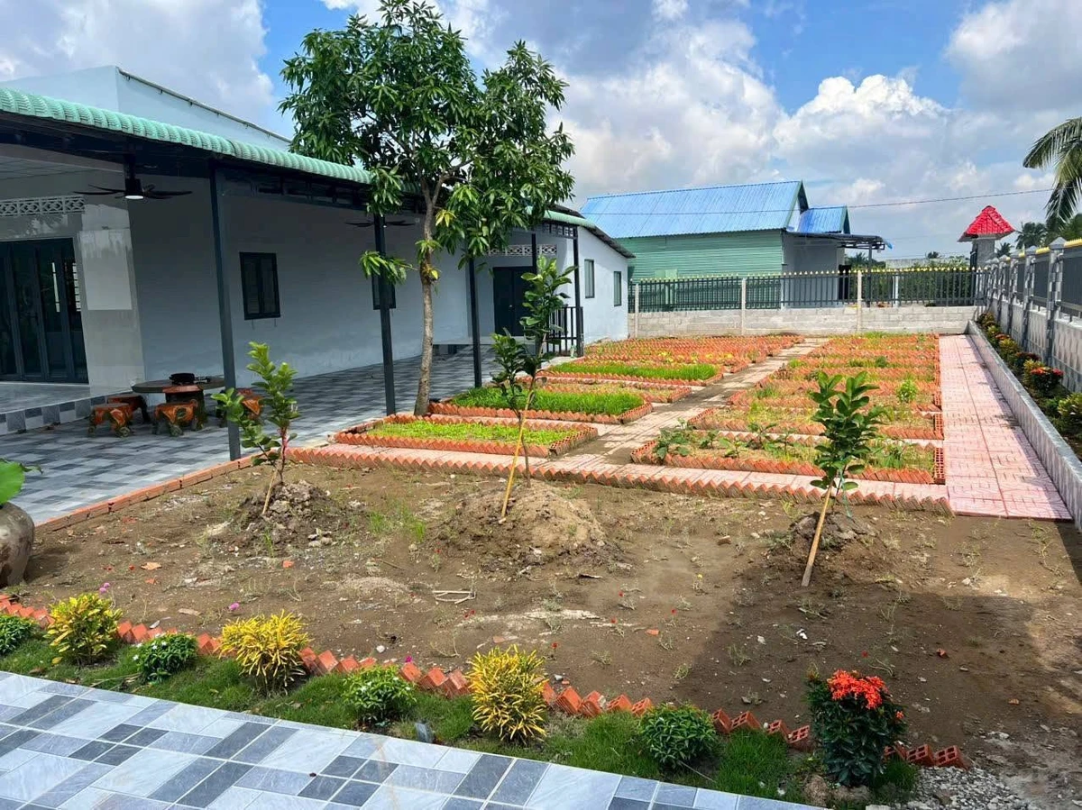 Bán nhà vườn 1052m² 2 PN view sông Vàm Cỏ Bến Lức Long An - Ảnh thu nhỏ 2