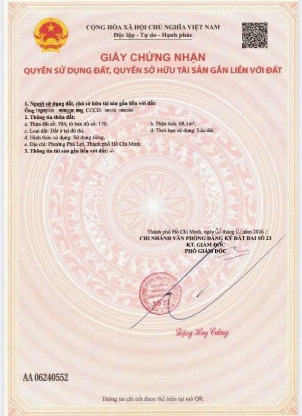 Bán lô đất full thổ cư 70m² Phú Lợi Bình Dương 2 tỷ - Ảnh 1