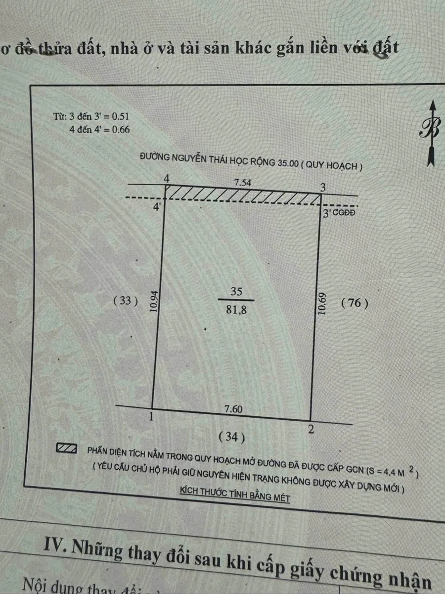 Bán nhà 4 tầng 81m2 mặt đường Nguyễn Thái Học - Ảnh 1