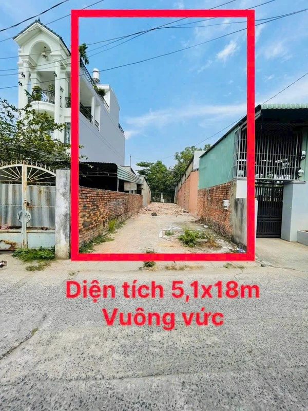 Bán lô đất Biên Hoà 92.8m2, gần chợ, 2,65 tỷ