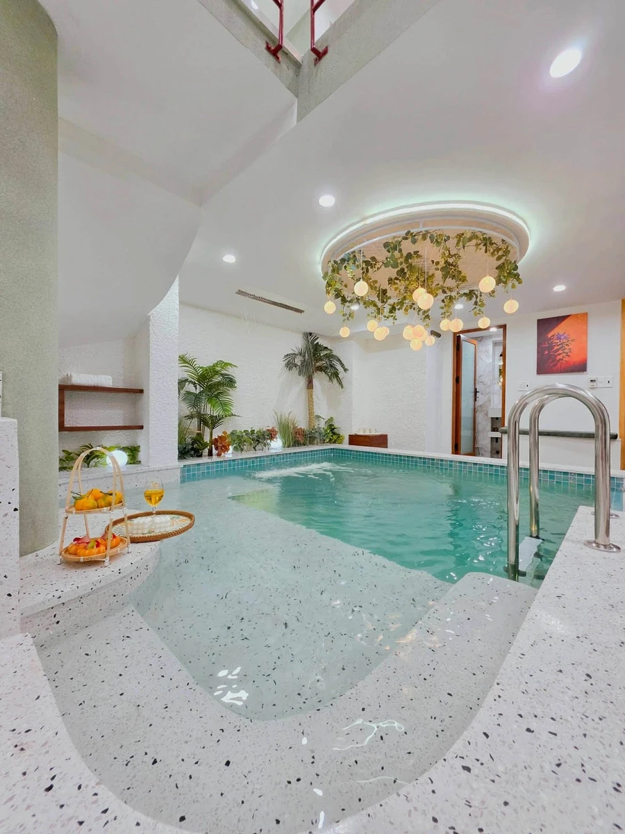 Bán nhà mặt tiền 4 tầng có hồ bơi 61m2 sát Triệu Nữ Vương, Hải Châu, Đà Nẵng - Ảnh thu nhỏ 3