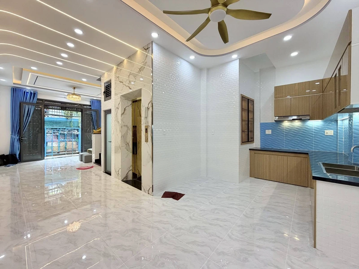Bán nhà hẻm 4 tầng có thang máy 56m2 Vạn Kiếp, Bình Thạnh, giá 9,6 tỷ - Ảnh thu nhỏ 4