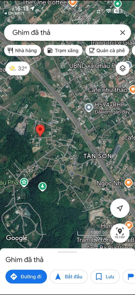 Bán đất 1.080m² mặt bê tông tại Châu Pha 1.65 tỷ - Ảnh thu nhỏ 3