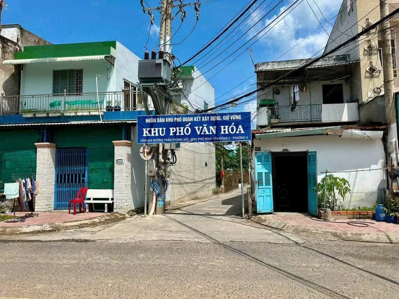 Bán lô đất thổ cư 98m² hẻm Trần Phong Sắc, Tân An, Long An