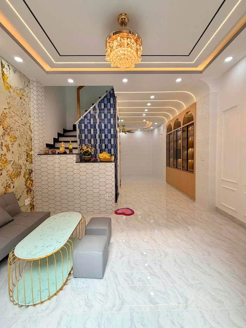 Bán nhà mới 4 tầng có thang máy 56m2 đường Vạn Kiếp, Bình Thạnh, giá 9,6 tỷ - Ảnh 1