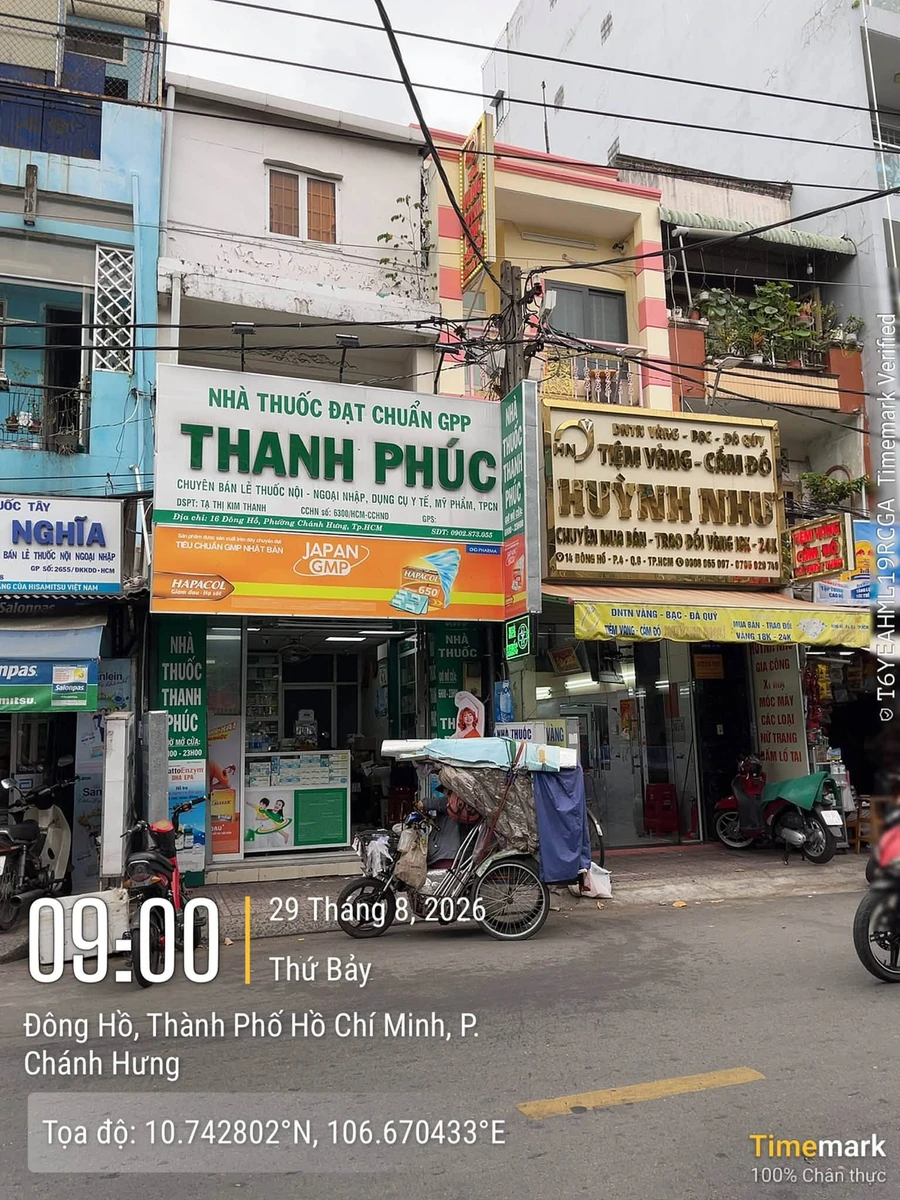 Bán nhà mặt tiền đường Đông Hồ, Phường 4, Quận 8, 62m2, 1 trệt 2 lầu, giá 13,5 tỷ - Ảnh 1