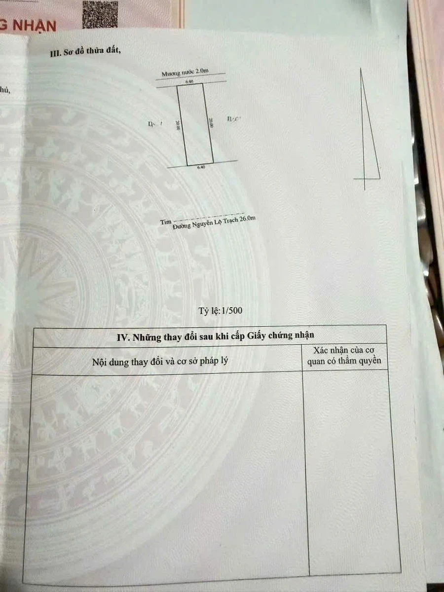 Bán đất mặt tiền Nguyễn Lộ Trạch, Huế 819m2, 7,3 tỷ - Ảnh thu nhỏ 3