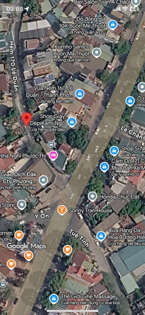 Bán đất thổ cư 93m2 hẻm 170 Lê Duẩn, Phường Tân Thành, Buôn Ma Thuột giá 3,58 tỷ - Ảnh thu nhỏ 2
