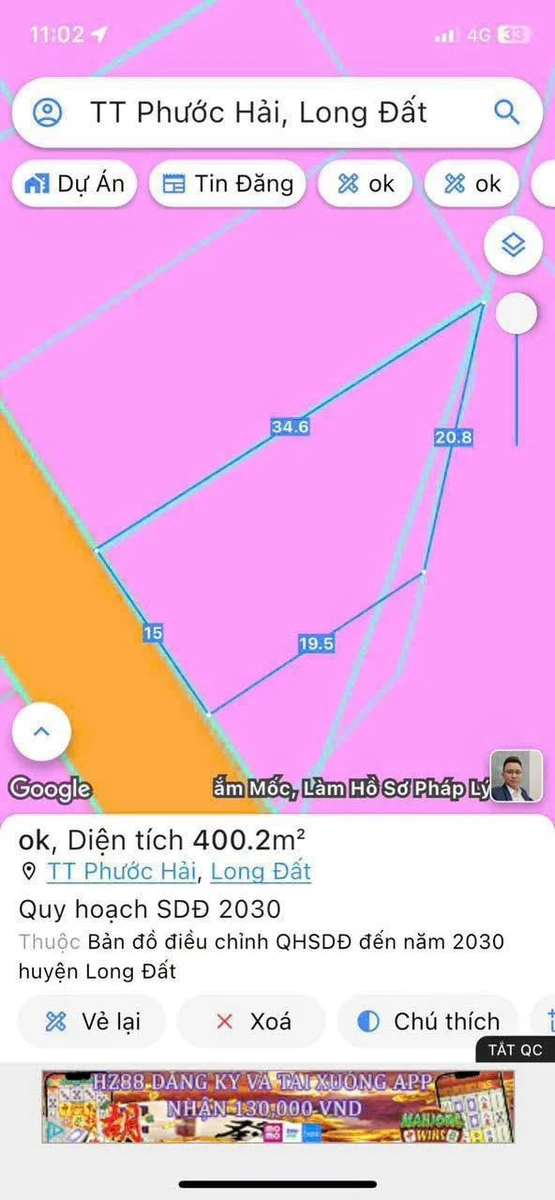 Bán đất 400m2 Phước Hải Khánh Hòa view núi, gần biển - Ảnh thu nhỏ 4