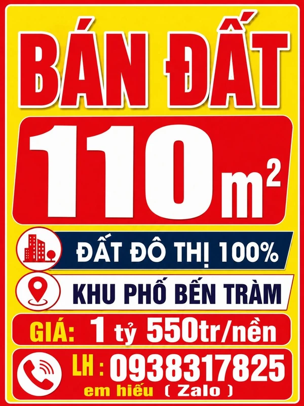 Bán đất ở đô thị Bến Tràm Phú Quốc 110m² sổ riêng