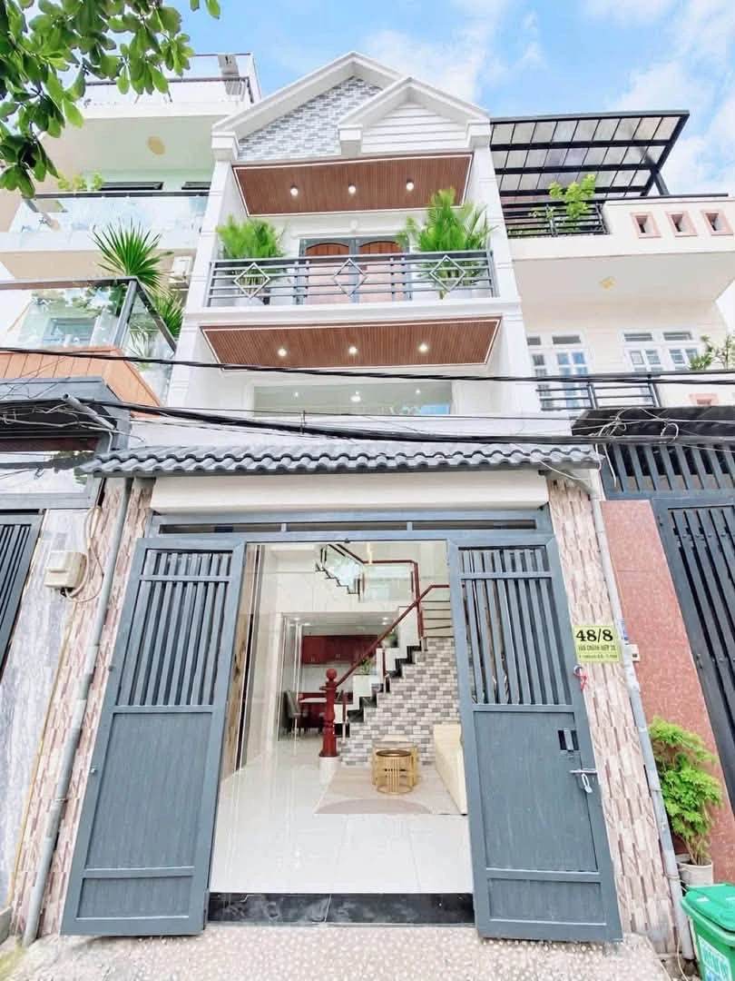 Bán nhà phố 3 tầng 88m² mặt tiền 6m Tân Chánh Hiệp, Gò Vấp - Ảnh 1